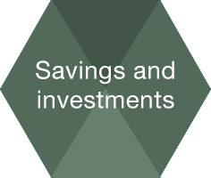 Savings and investments